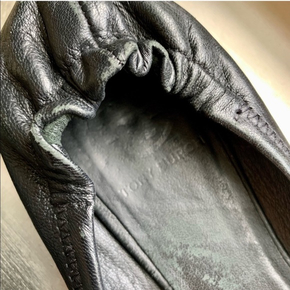 TORY BURCH medallion leather Reva ballet flats with logo - Picture 7 of 14